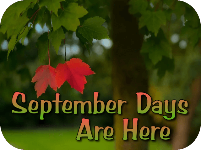 september-days-are-here